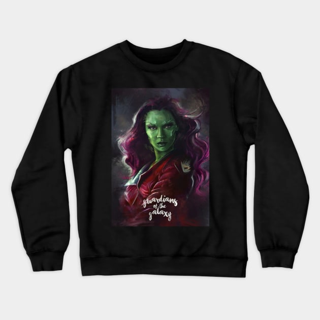 Gamora Crewneck Sweatshirt by dmitryb1